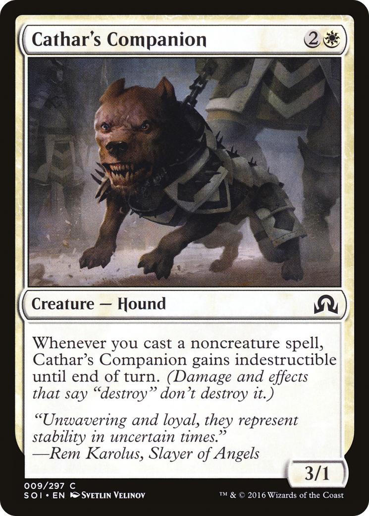 Cathar's Companion [Shadows over Innistrad] MTG Single Magic: The Gathering   