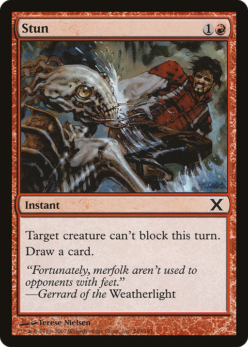 Stun (10E-240) [Tenth Edition] MTG Single Wizards of the Coast