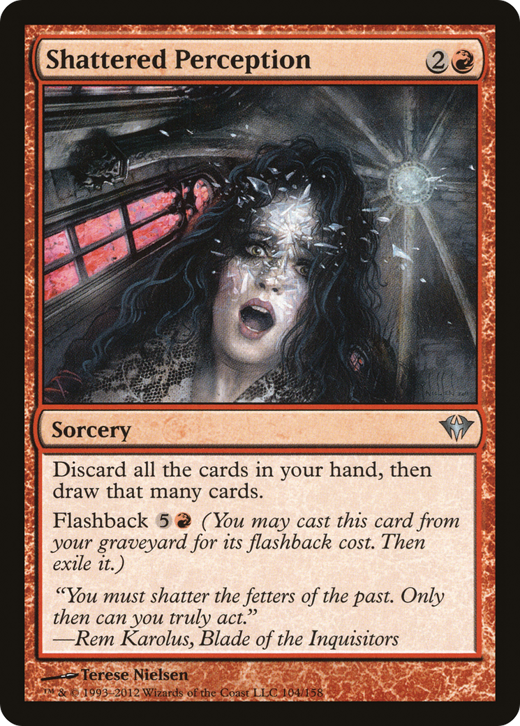 Shattered Perception (DKA-104) [Dark Ascension] MTG Single Wizards of the Coast