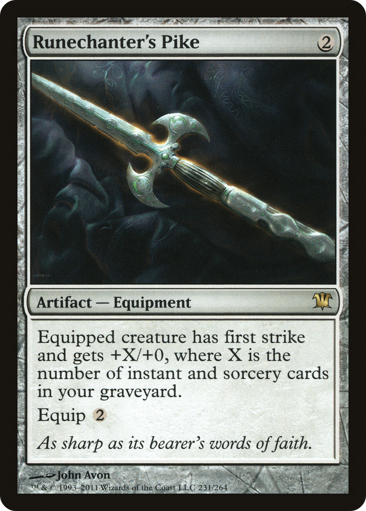 Runechanter's Pike (ISD-231) [Innistrad] Foil MTG Single Wizards of the Coast