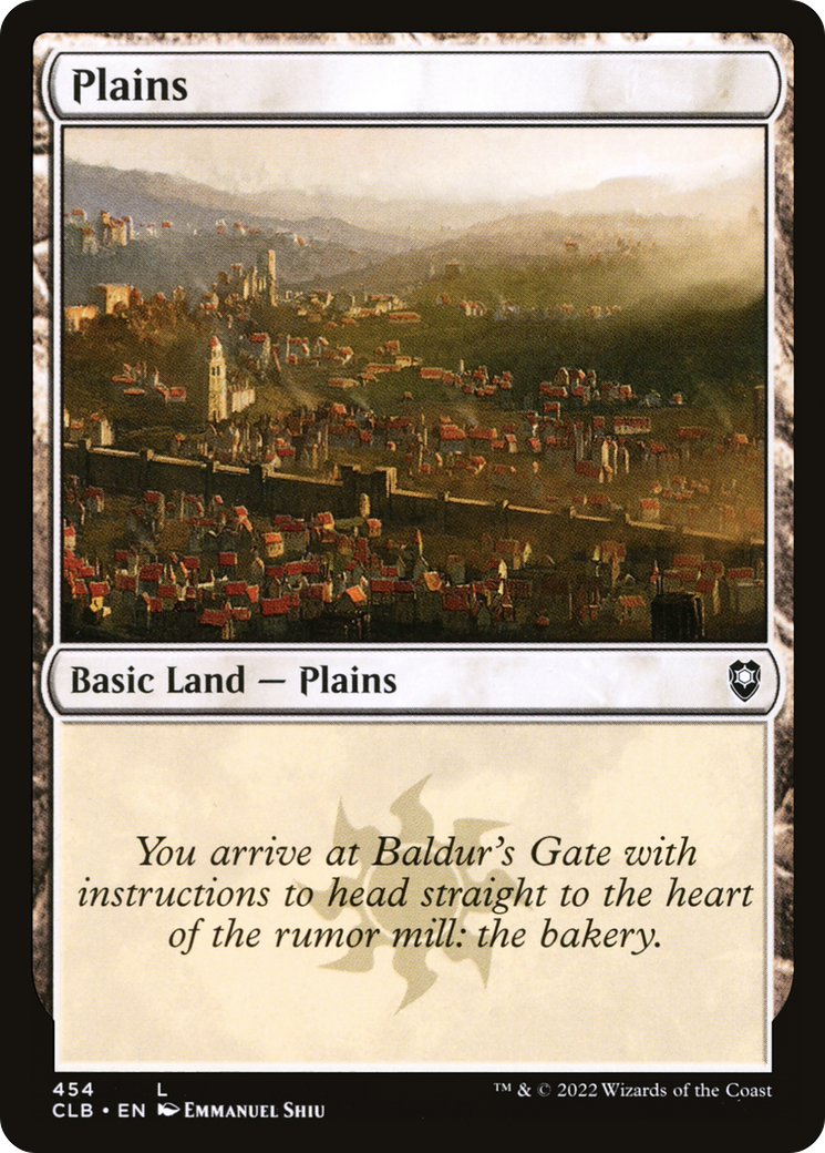 Plains (CLB-454) [Commander Legends: Battle for Baldur's Gate] MTG Single Wizards of the Coast