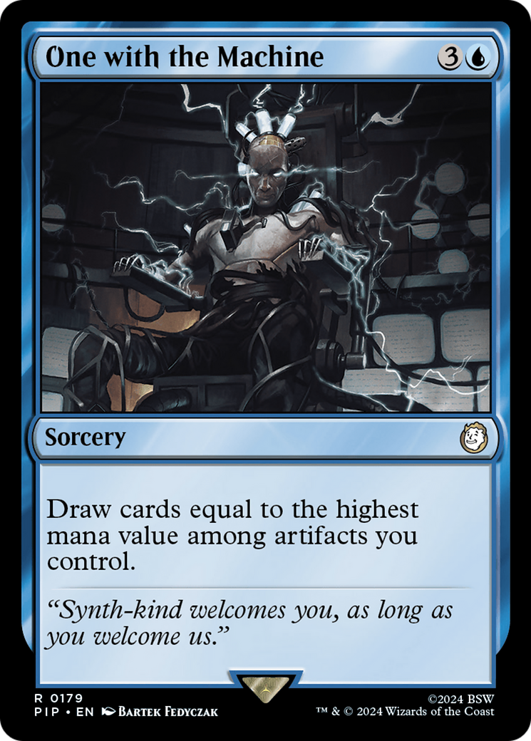 One with the Machine (PIP-179) [Fallout] Foil MTG Single Wizards of the Coast