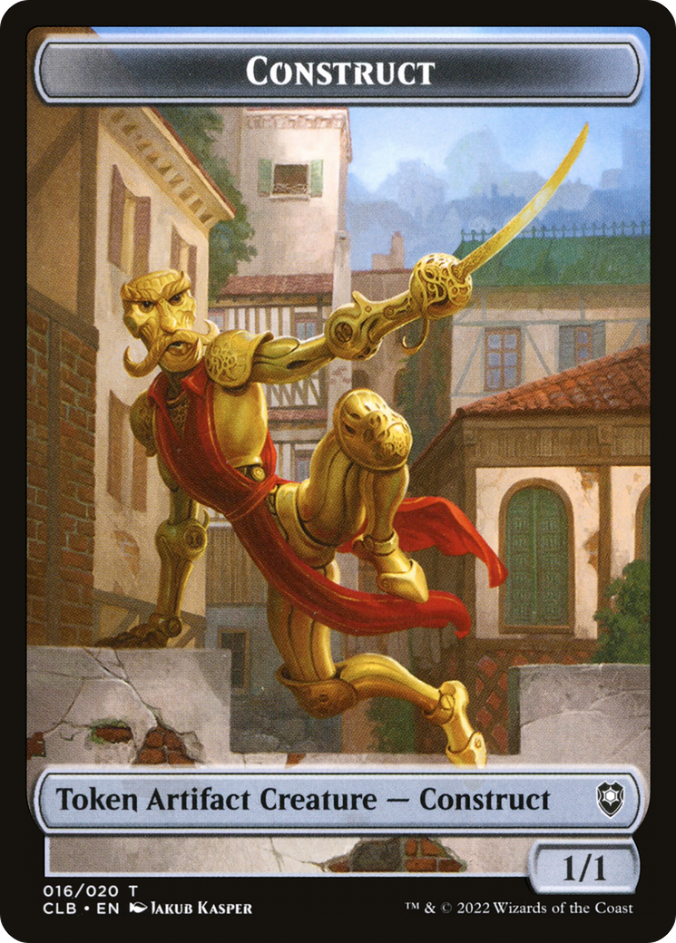 Construct (CLB-016) [Tokens] Battle for Baldur's Gate Tokens MTG Single Wizards of the Coast