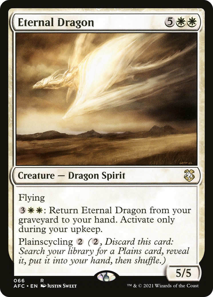 Eternal Dragon (AFC-066) [Forgotten Realms Commander] MTG Single Wizards of the Coast