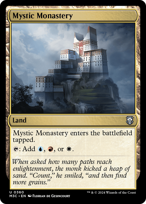 Mystic Monastery (M3C-360) [Modern Horizons 3 Commander] MTG Single Wizards of the Coast