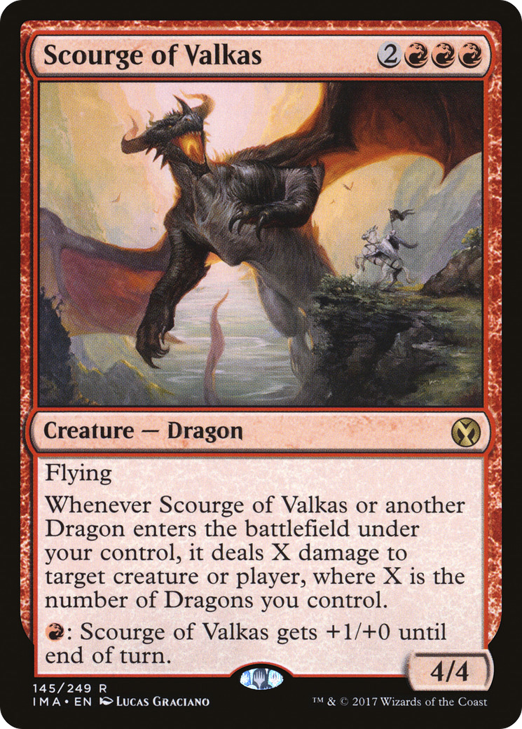 Scourge of Valkas (IMA-145) [Iconic Masters] MTG Single Wizards of the Coast