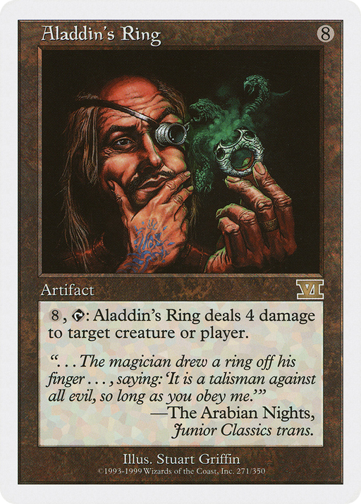 Aladdin's Ring (6ED-271) [Classic Sixth Edition] MTG Single Wizards of the Coast