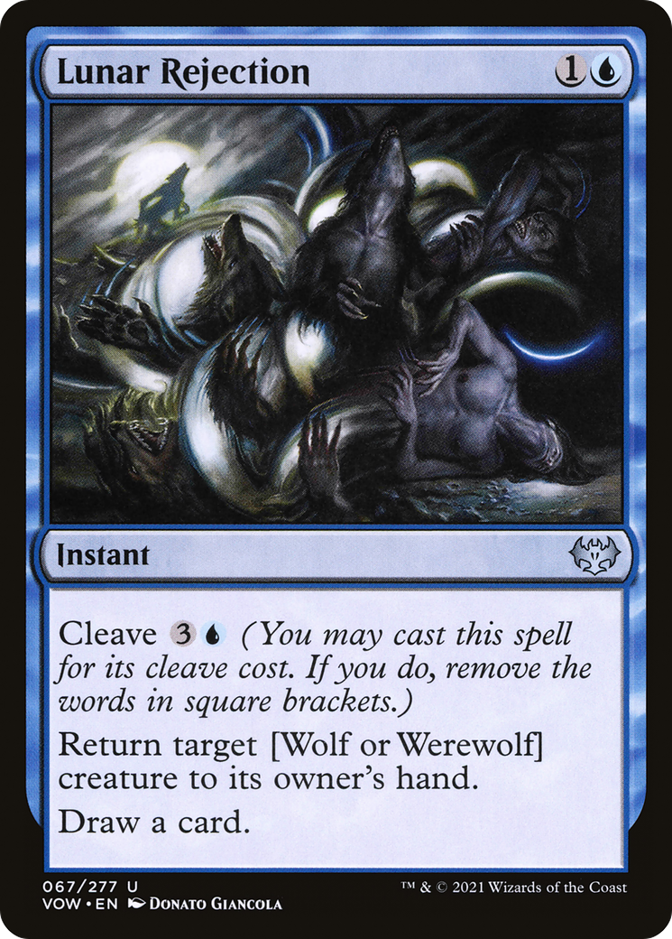 Lunar Rejection (VOW-067) [Innistrad: Crimson Vow] Foil MTG Single Wizards of the Coast