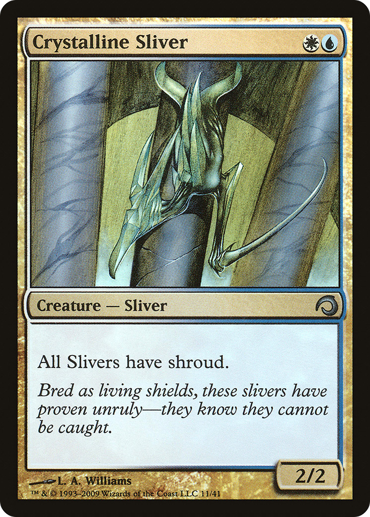 Crystalline Sliver (PDS-011) [Misc] Premium Deck Series: Slivers Foil MTG Single Wizards of the Coast