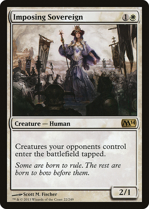 Imposing Sovereign (M14-022) [Magic 2014] Foil MTG Single Wizards of the Coast
