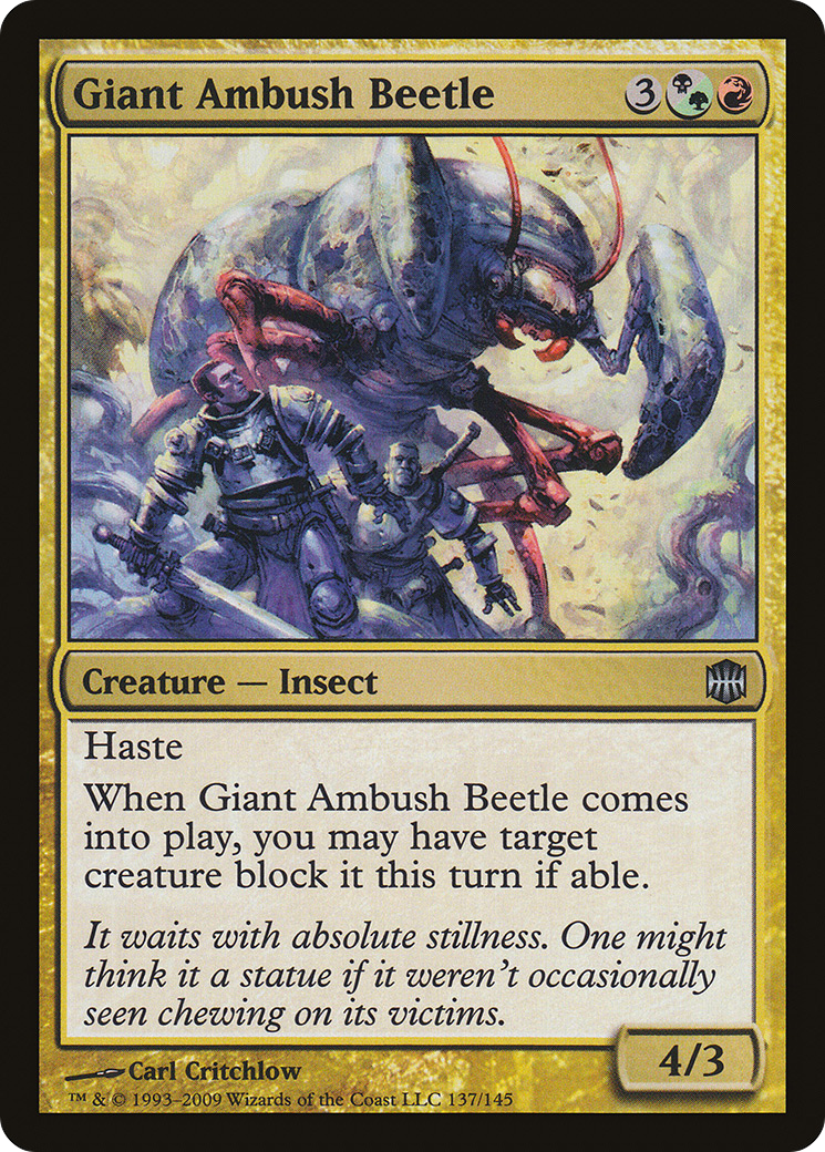 Giant Ambush Beetle [Alara Reborn] MTG Single Magic: The Gathering