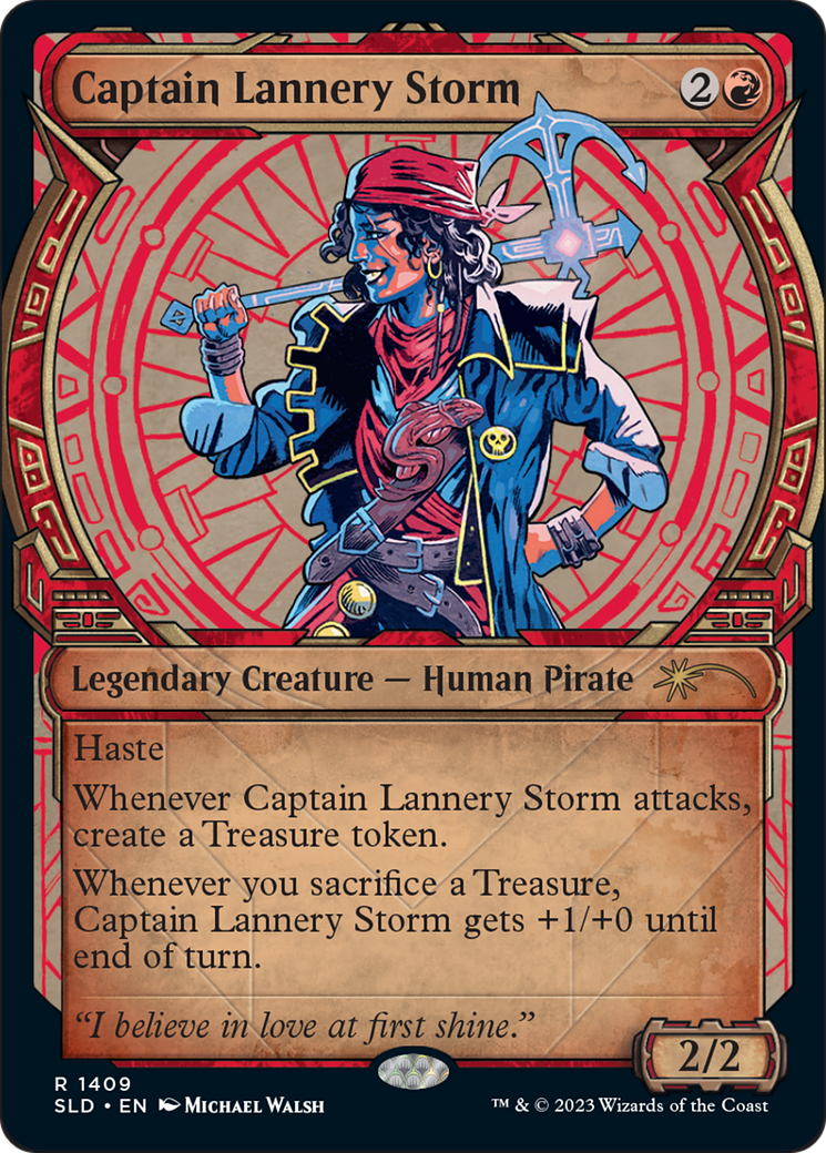 Captain Lannery Storm (SLD-1409) [Secret Lair] Drop (Showcase) MTG Single Wizards of the Coast