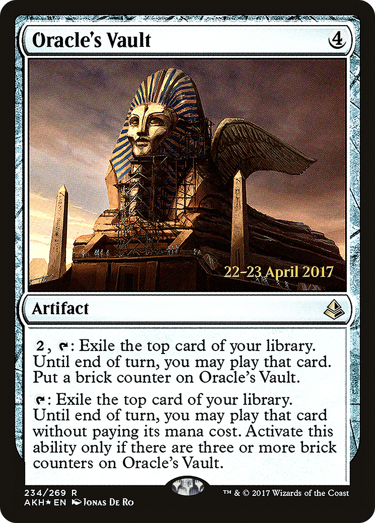 Oracle's Vault (PRE-234) [Amonkhet Promos] Foil MTG Single Wizards of the Coast