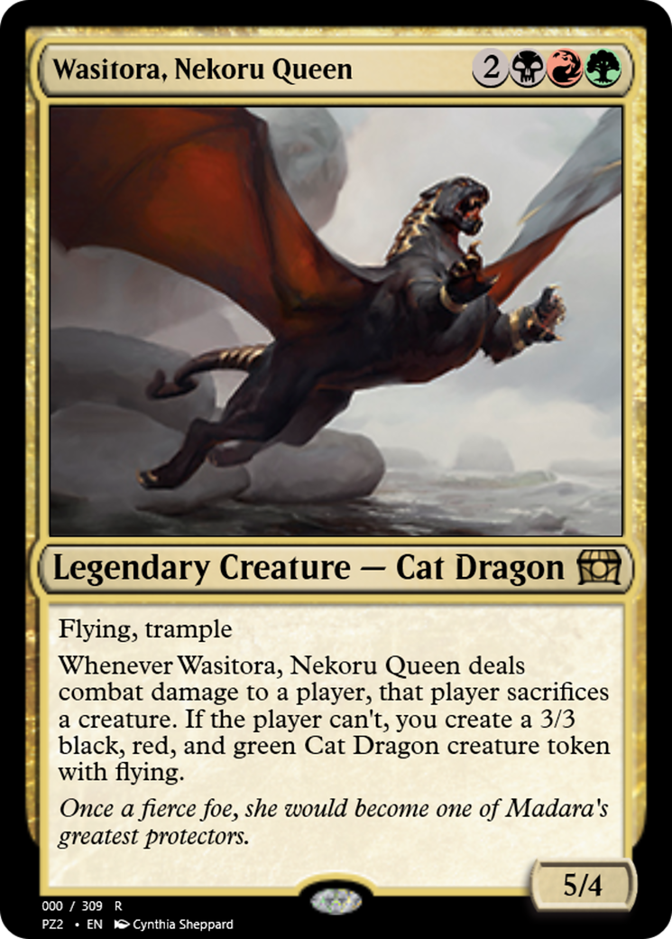 Wasitora, Nekoru Queen (PZ2-65705) [Digital] Treasure Chest MTG Single Wizards of the Coast