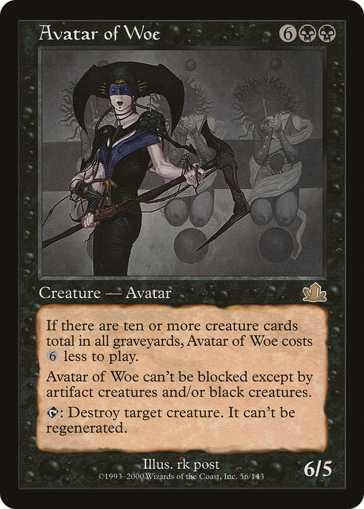 Avatar of Woe (PCY-056) [Prophecy] MTG Single Wizards of the Coast