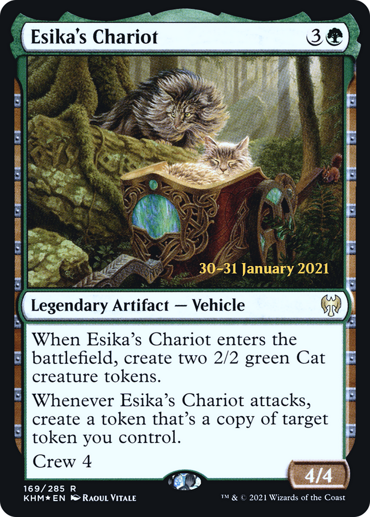 Esika's Chariot (PRE-169) [Kaldheim Promos] Foil MTG Single Wizards of the Coast