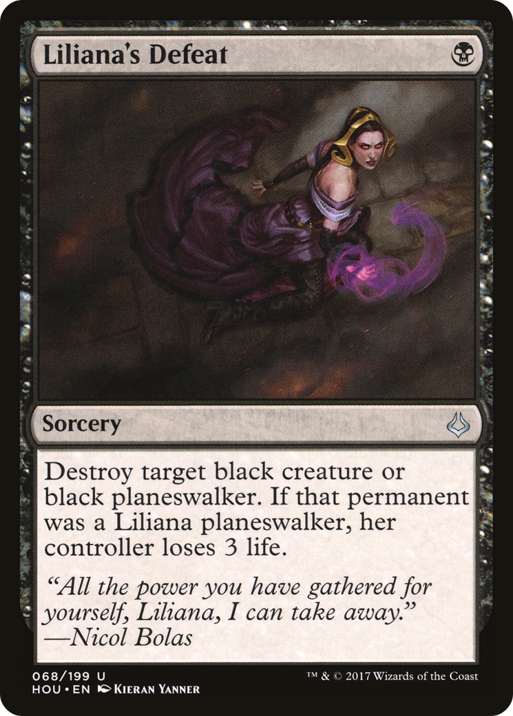 Liliana's Defeat (HOU-068) [Hour of Devastation] MTG Single Wizards of the Coast