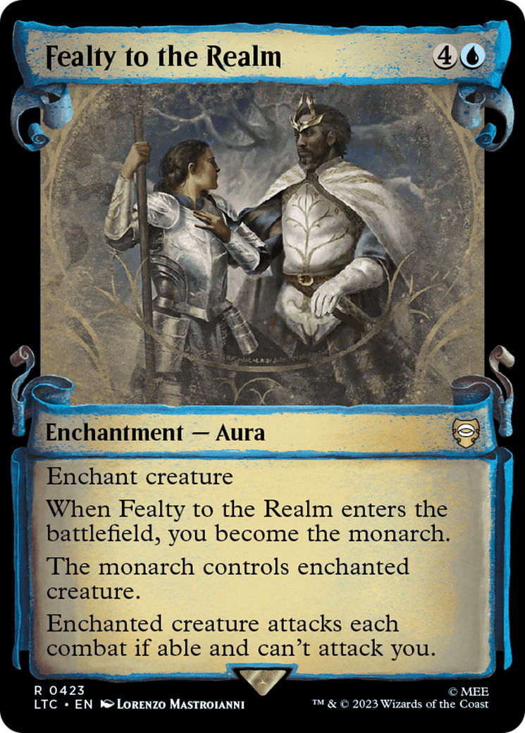 Fealty to the Realm (LTC-423) [Tales of Middle-earth Commander] (Showcase) MTG Single Wizards of the Coast