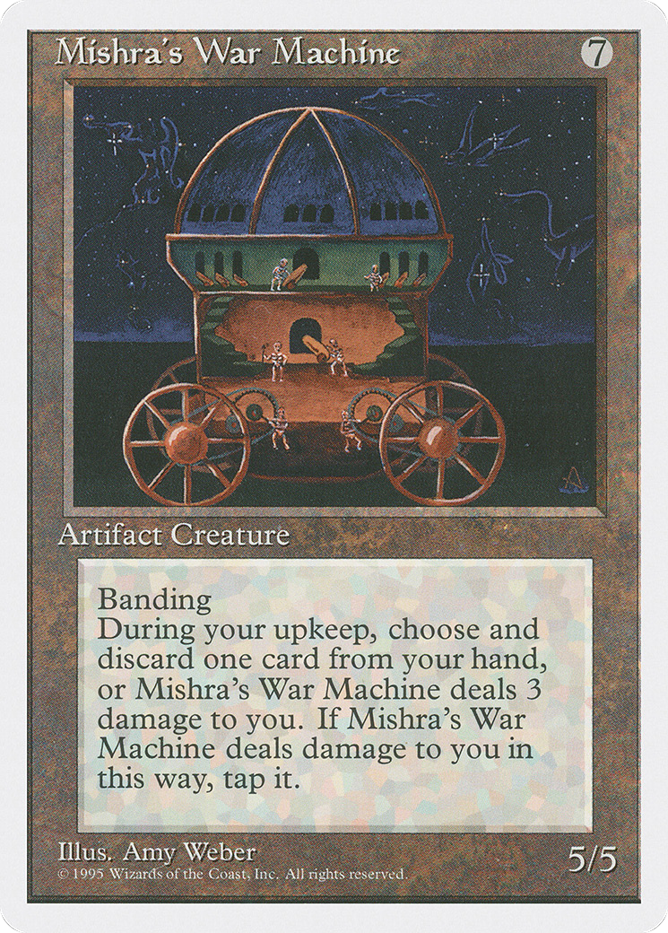 Mishra's War Machine (4ED-337) [Fourth Edition] MTG Single Magic: The Gathering