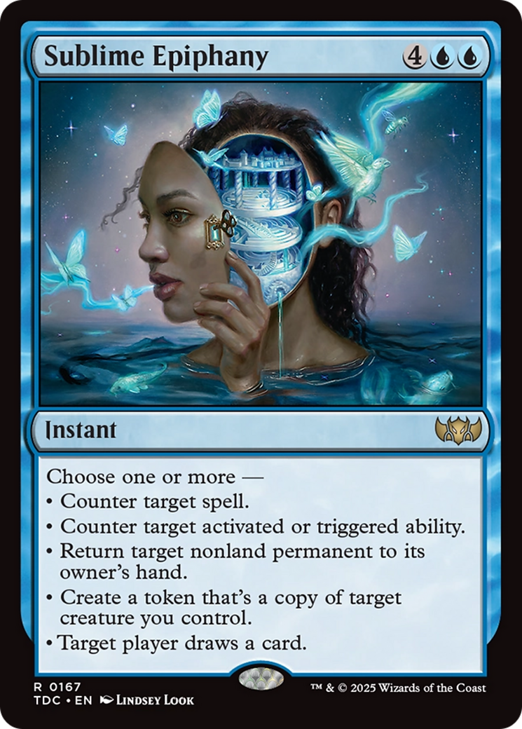Sublime Epiphany (TDC-167) [Commander: Tarkir: Dragonstorm] MTG Single Wizards of the Coast