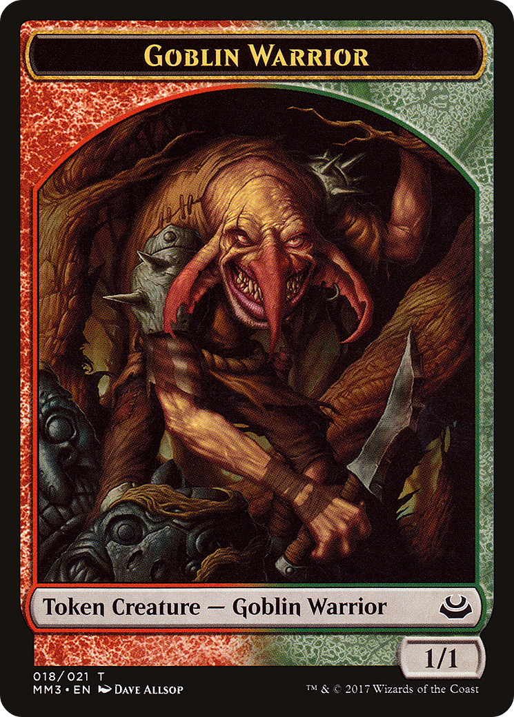 Goblin Warrior (MM3-018) [Tokens] Modern Masters 2017 Tokens MTG Single Wizards of the Coast
