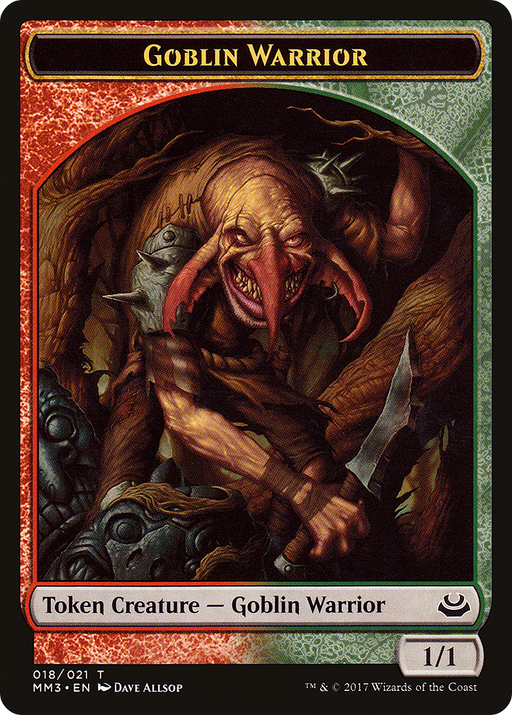 Goblin Warrior (MM3-018) [Tokens] Modern Masters 2017 Tokens MTG Single Wizards of the Coast