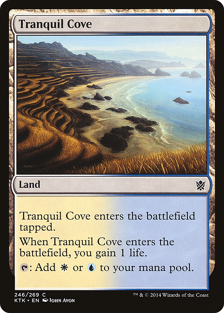 Tranquil Cove (KTK-246) [Khans of Tarkir] MTG Single Wizards of the Coast