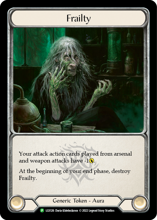 Bloodrot Pox // Frailty [LGS125 // LGS126] (Promo)  Cold Foil Flesh And Blood Single Flesh And Blood   