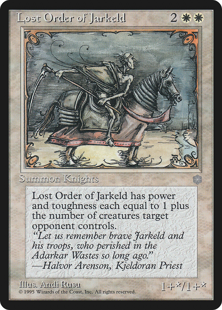Lost Order of Jarkeld (ICE-043) [Ice Age] MTG Single Wizards of the Coast