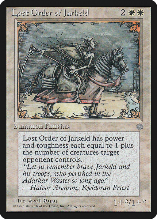 Lost Order of Jarkeld (ICE-043) [Ice Age] MTG Single Wizards of the Coast