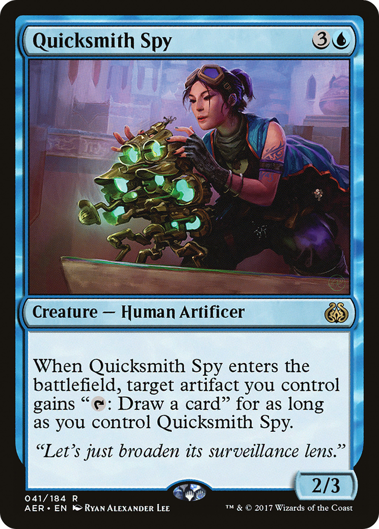 Quicksmith Spy (AER-041) [Aether Revolt] Foil MTG Single Wizards of the Coast