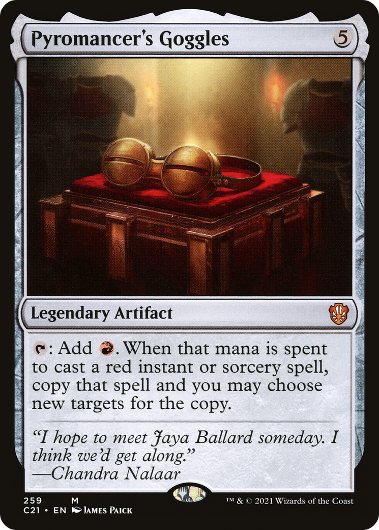 Pyromancer's Goggles (C21-259) [Commander 2021] MTG Single Wizards of the Coast