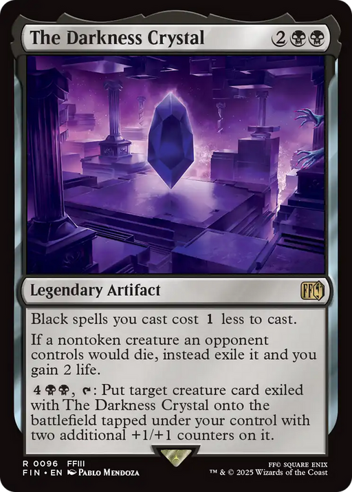 The Darkness Crystal (FIN-096) [FINAL FANTASY] MTG Single Wizards of the Coast