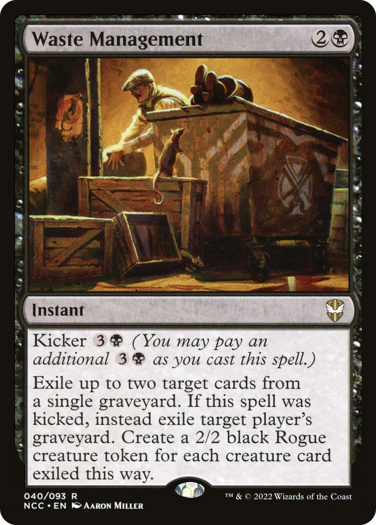 Waste Management (NCC-040) [New Capenna Commander] MTG Single Wizards of the Coast