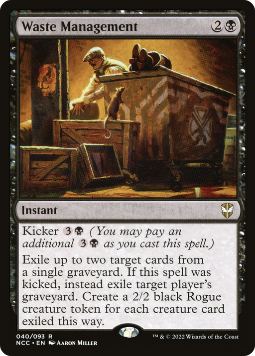 Waste Management (NCC-040) [New Capenna Commander] MTG Single Wizards of the Coast