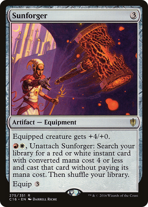 Sunforger (C16-275) [Commander 2016] MTG Single Wizards of the Coast