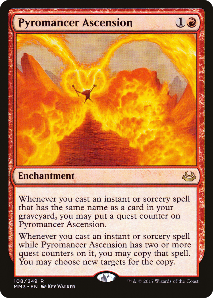 Pyromancer Ascension (MM3-108) [Modern Masters 2017] Foil MTG Single Modern Masters 2017