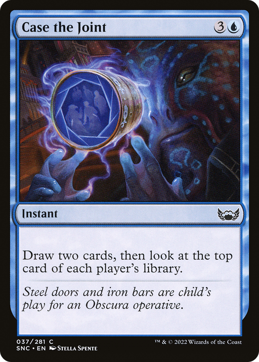 Case the Joint (SNC-037) [Streets of New Capenna] Foil MTG Single Wizards of the Coast