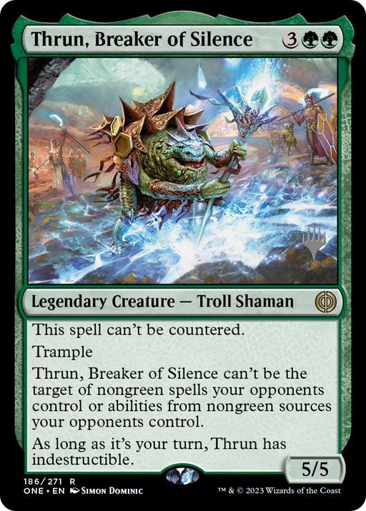 Thrun, Breaker of Silence (PPONE-186P) [Phyrexia: All Will Be One Promos] MTG Single Wizards of the Coast