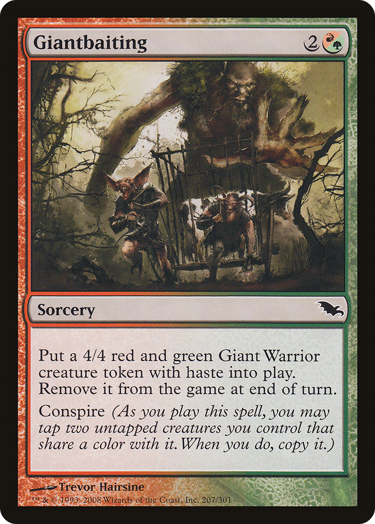 Giantbaiting (SHM-207) [Shadowmoor] Foil MTG Single Wizards of the Coast