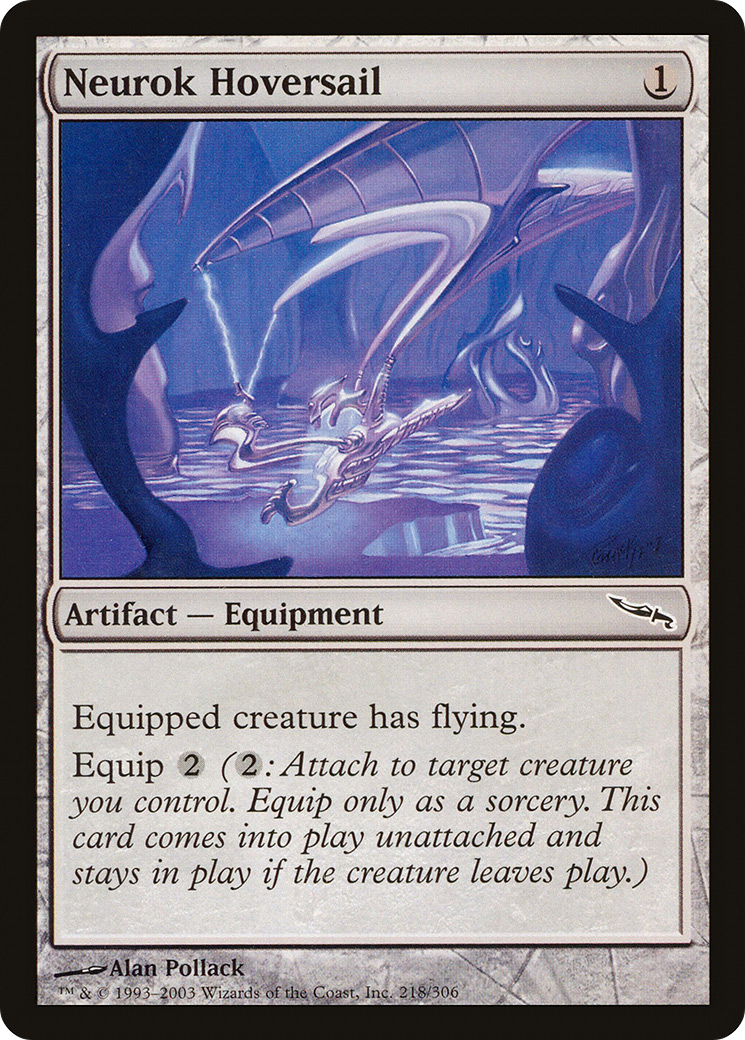 Neurok Hoversail (MRD-218) [Mirrodin] MTG Single Wizards of the Coast