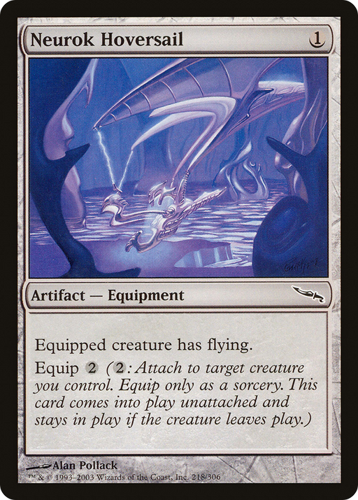 Neurok Hoversail (MRD-218) [Mirrodin] MTG Single Wizards of the Coast