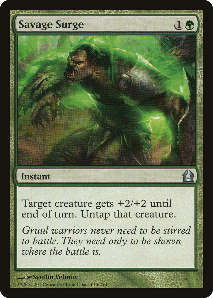 Savage Surge (RTR-133) [Return to Ravnica] MTG Single Wizards of the Coast