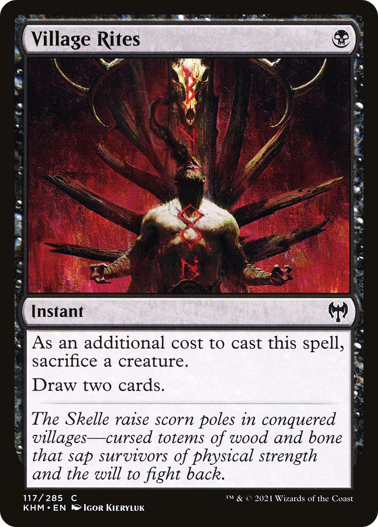 Village Rites (KHM-117) [Kaldheim] MTG Single Wizards of the Coast