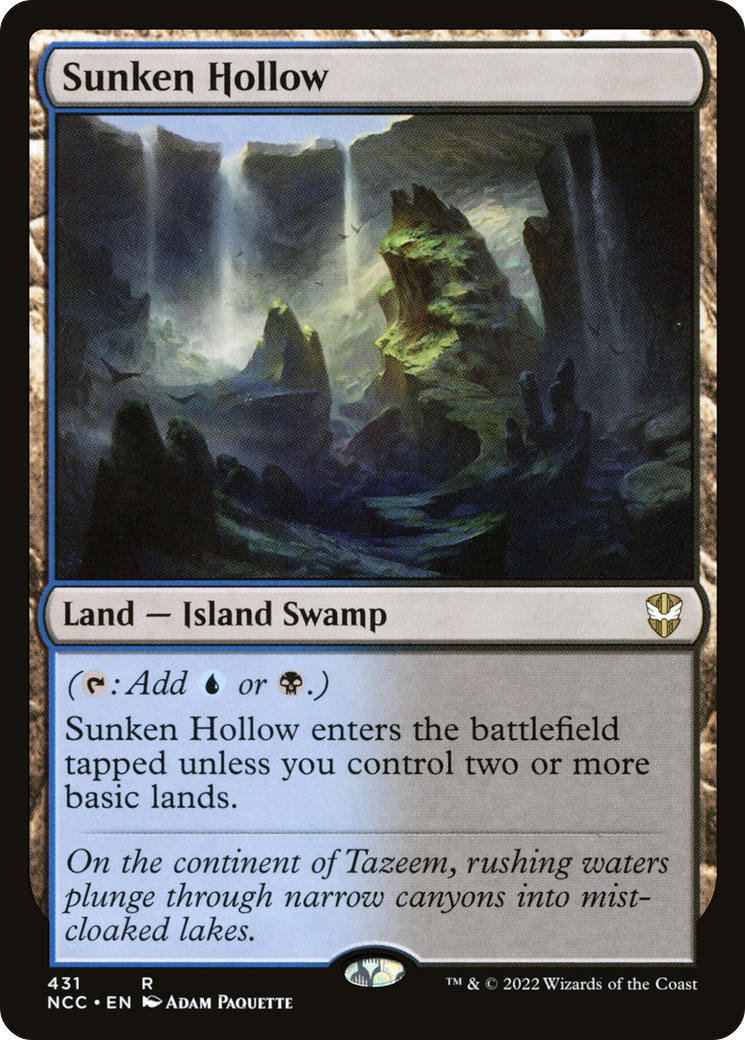 Sunken Hollow (NCC-431) [New Capenna Commander] MTG Single Wizards of the Coast