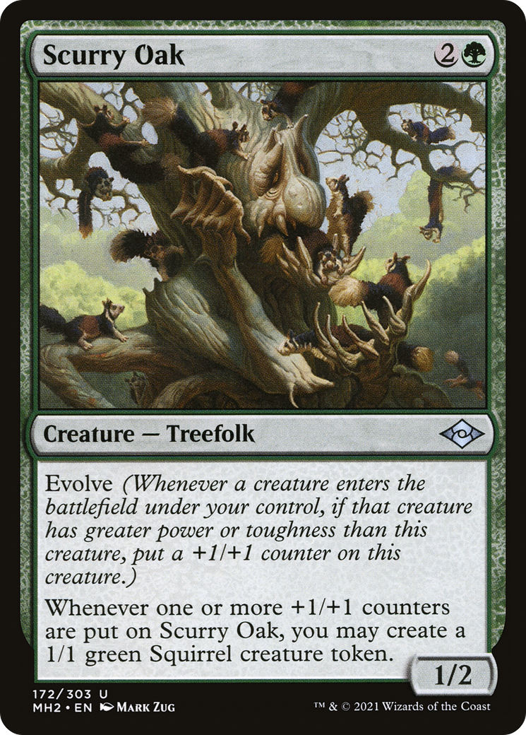 Scurry Oak (MH2-172) [Modern Horizons 2] Foil MTG Single Modern Horizons 2