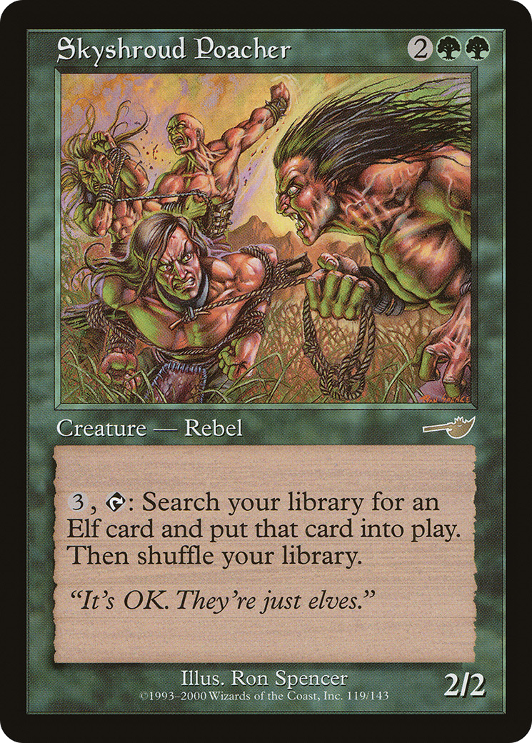 Skyshroud Poacher (NMS-119) [Nemesis] MTG Single Wizards of the Coast