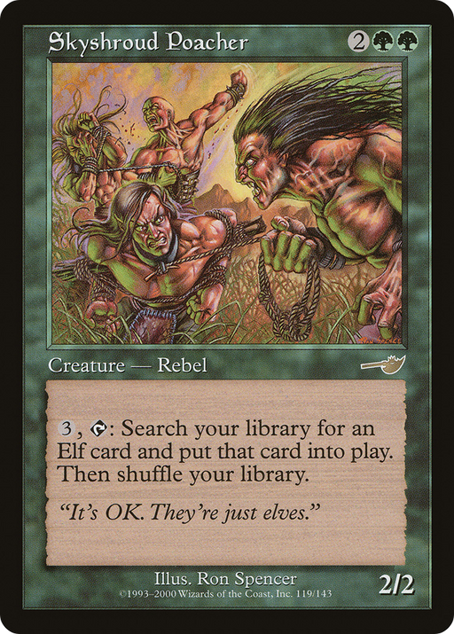Skyshroud Poacher (NMS-119) [Nemesis] Foil MTG Single Wizards of the Coast