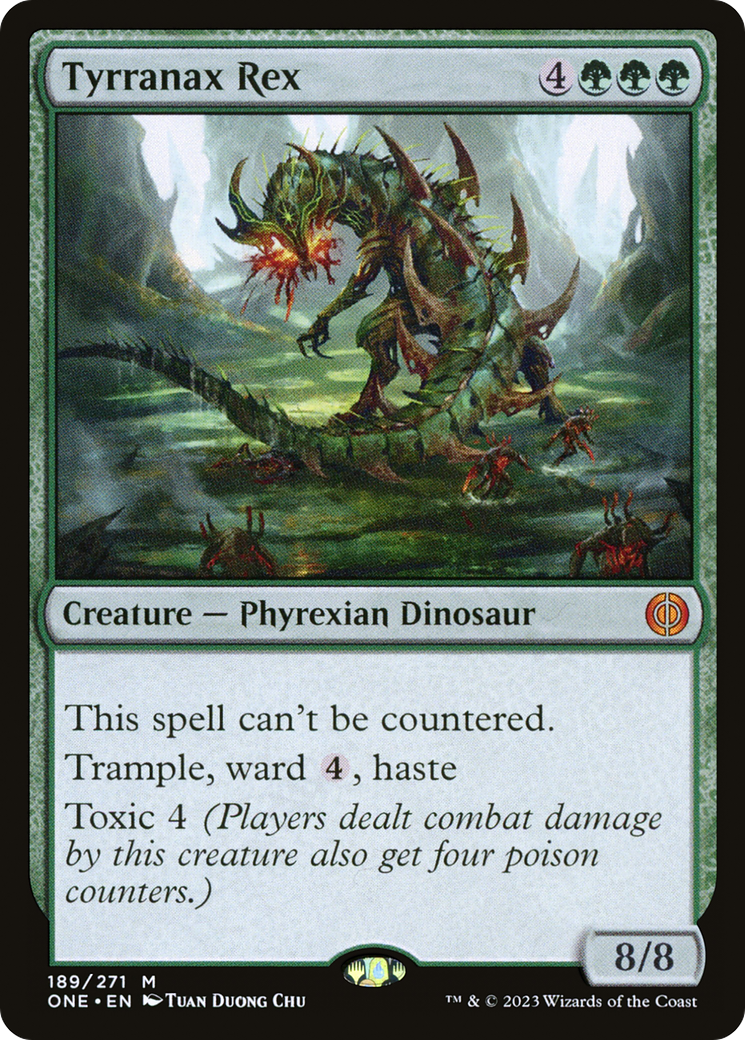 Tyrranax Rex (ONE-189) [Phyrexia: All Will Be One] Foil MTG Single Wizards of the Coast