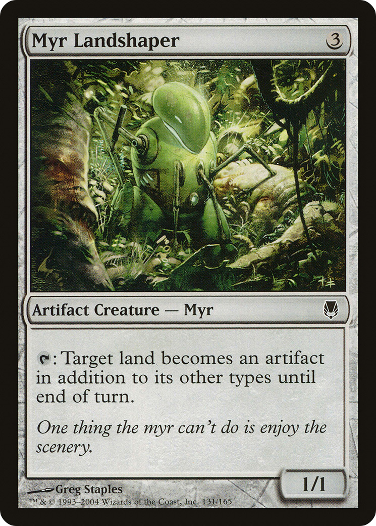 Myr Landshaper (DST-131) [Darksteel] MTG Single Wizards of the Coast